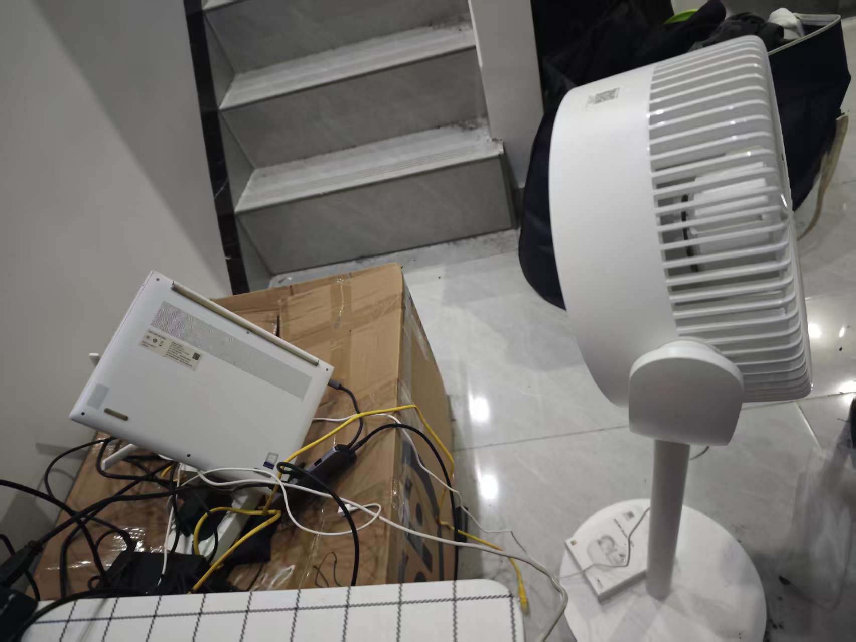 风扇直吹散热